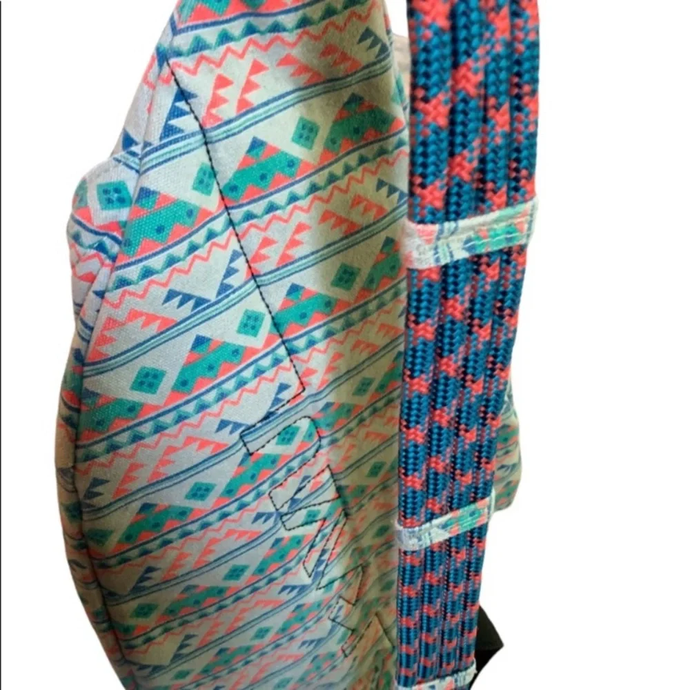 Kavu Rope Sling Backpack One of a Kind Aztec Geometric Crossbody